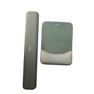 Mosiso‎ Wrist Rest Support Ergonomic Mouse Pad Keyboard Wrist Rest Gray Green